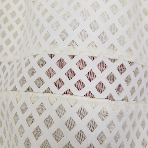 Elizabeth and James Neri Lazer Lattice White Dress - Picture 5 of 8